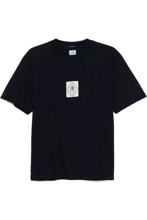 C.P. Company Homme, Tops, Bleu, Taille: L T-shirt ras du cou
