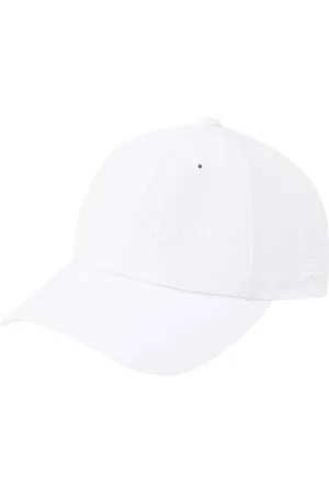 Canada Goose Unisex, Accessoires, Blanc, Taille: ONE Size Casquette ajustable Wordmark