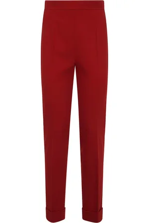 Dsquared2 Femme, Pantalons, Rouge, Taille: 38 FR Pantalon Cigarette Slim Fit