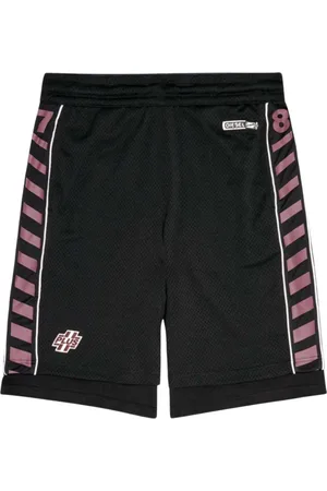 Diesel Homme, Shorts, Noir, Taille: S Short de sport long en maille
