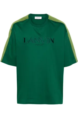 Lanvin Homme, Tops, Vert, Taille: L T-Shirt Bouteille Oversize