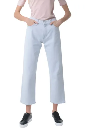 Calvin Klein Femme, Jeans, Bleu, Taille: W30 Jean Court Classique Twist