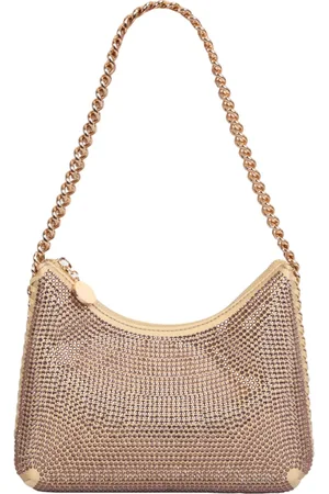 Stella McCartney Femme, Sacs, Jaune, Taille: ONE Size Sac à Anse Chaîne Dorée Iconique