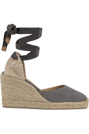 Castaner Femme, Chaussures, Gris, Taille: 35 EU Alpargata Avec 9 CM DE Wedge