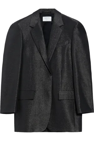 Sportmax Femme, Vestes, Noir, Taille: 38 FR Baffo Model 002 Blazer