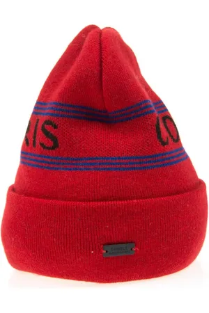 D.A. Daniele Alessandrini Homme, Accessoires, Rouge, Taille: ONE Size Chaud Bonnet Beanie Hat