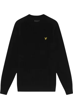 Lyle & Scott Homme, Pulls, Noir, Taille: L Tricot à Manches Longues Noir