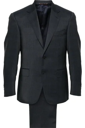 CANALI Homme, Manteaux, Bleu, Taille: L Manteau croisé