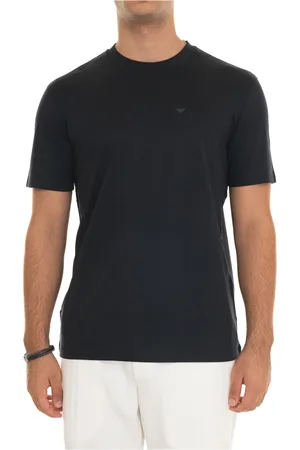 Emporio Armani Homme, Tops, Bleu, Taille: XL T-shirt Logo