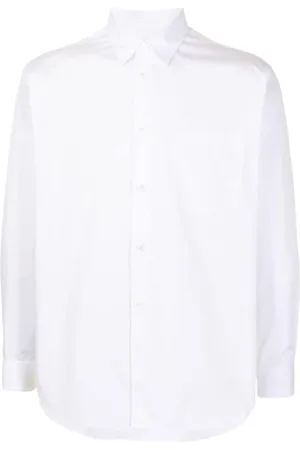 Comme des Garçons Homme, Chemises, Blanc, Taille: XL Chemise Oversize en Coton Blanc à Col Classique