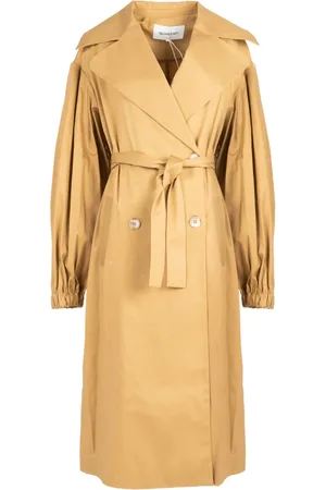 Silvian Heach Femme, Manteaux, Brun, Taille: 42 FR Trench-coat croisé
