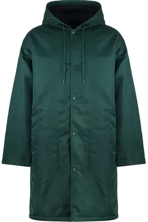 Drôle de Monsieur Homme, Manteaux, Vert, Taille: M Parka en nylon avec doublure en polaire