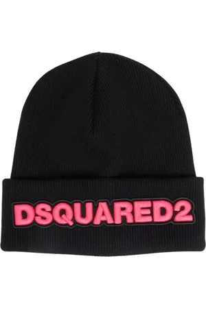 Dsquared2 Femme, Accessoires, Noir, Taille: ONE Size Bonnet Tricoté