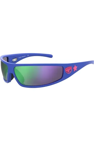 Chiara Ferragni Femme, Accessoires, Bleu, Taille: ONE Size Lunettes de soleil CF 7017/S