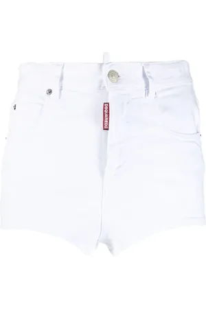 Dsquared2 Femme, Shorts, Blanc, Taille: 38 FR Shorts Décontractés en Denim Blanc