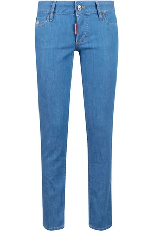 Dsquared2 Femme, Jeans, Bleu, Taille: 36 FR Jean Classique 5 Poches