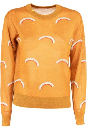 sun68 Femme, Pulls, , Taille: 42 FR Pull Jacquard à Col Rond