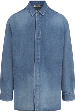 FEAR OF GOD Homme, Chemises, Bleu, Taille: S Chemise en denim