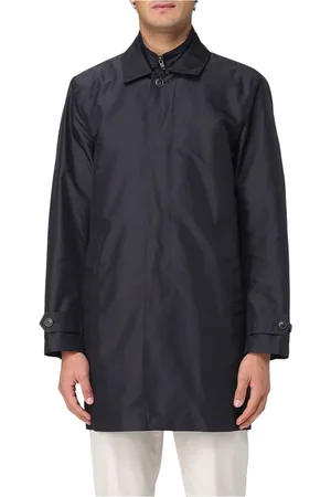 FAY Homme, Manteaux, Bleu, Taille: L Trench Front du Matin