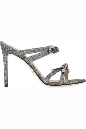 Stuart Weitzman Femme, Chaussures, Gris, Taille: 38 EU Mules à Talons avec Multicolore Ludique