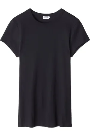 Filippa K Femme, Tops, Noir, Taille: 40 FR T-shirt court oversize