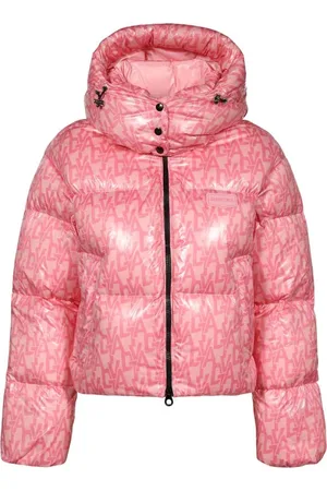 Duvetica Femme, Vestes, Multicolore, Taille: 40 FR Doudoune Imprimée Monogramme