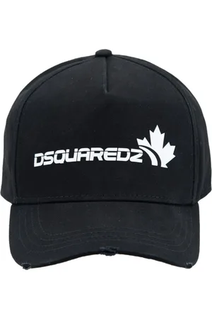 Dsquared2 Unisex, Accessoires, Noir, Taille: ONE Size Casquette de baseball à logo brodé