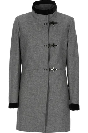 FAY Femme, Manteaux, Gris, Taille: 40 FR Veste en laine