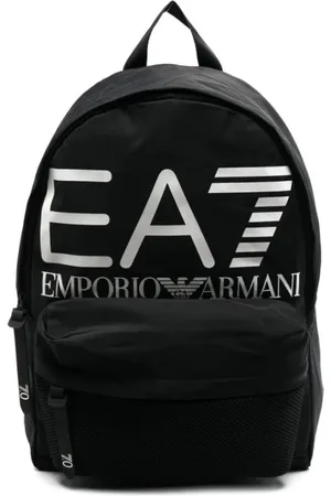 EA7 Femme, Sacs, Noir, Taille: ONE Size Sac à dos Casual Logo