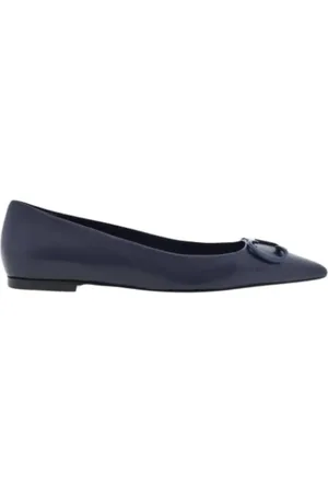 Carolina Herrera Femme, Chaussures, Bleu, Taille: 38 EU Ballerines Insignia Grid