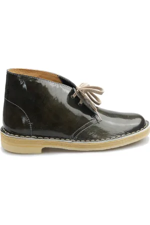 Clarks Femme, Chaussures, Gris, Taille: 37 EU Bottines Métallisées en Cuir