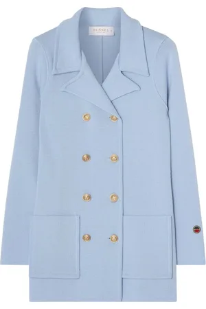 BUSNEL Femme, Manteaux, Bleu, Taille: 42 FR Victoria Jacket Bleu Glacé