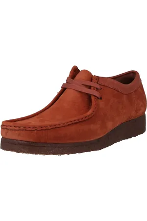Clarks Homme, Chaussures, Rouge, Taille: 44 1/2 EU Wallabee Business Shoe