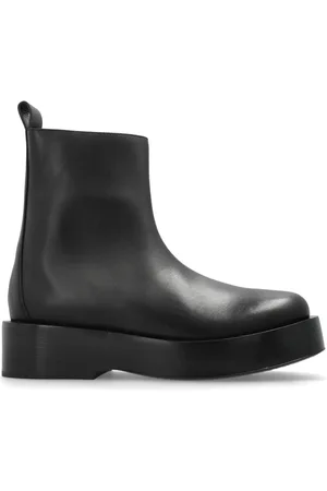 Bottega Veneta Femme, Chaussures, Noir, Taille: 37 EU Bottines en cuir Torino