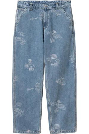 Carhartt Femme, Jeans, Bleu, Taille: W32 Stamp Jeans