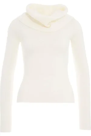 Liu Jo Femme, Sweatshirts et sweats à capuche, Blanc, Taille: 42 FR Sweat à capuche Cozy Tricots Ah23