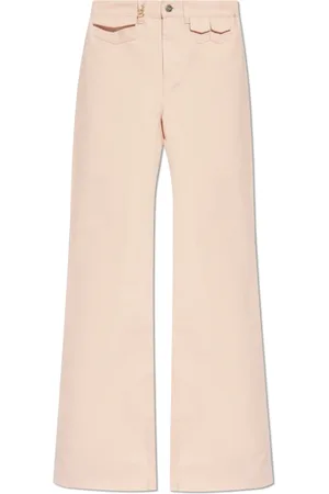 Chloé Femme, Jeans, Rose, Taille: 40 FR Jean à jambes évasées