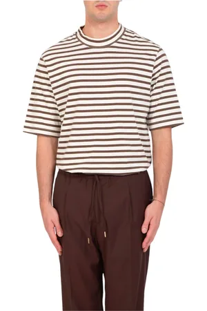 Circolo Homme, Tops, Multicolore, Taille: L T-shirt Boston Rayé