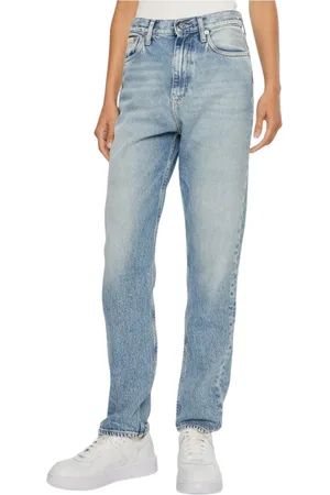 Calvin Klein Femme, Jeans, Bleu, Taille: W28 L32 Jeans classiques en coton avec fermeture éclair