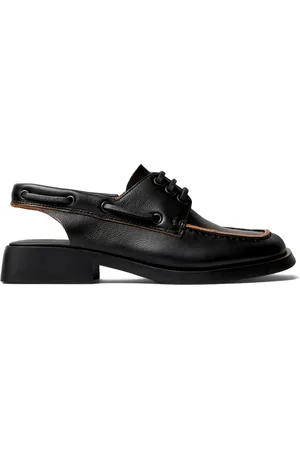 Camper Femme, Chaussures, Noir, Taille: 36 EU Chaussures Noires à Talon Bloc et Bride Arrière
