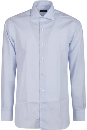 BARBA Homme, Chemises, Bleu, Taille: 2XL Chemise élégante à manches longues