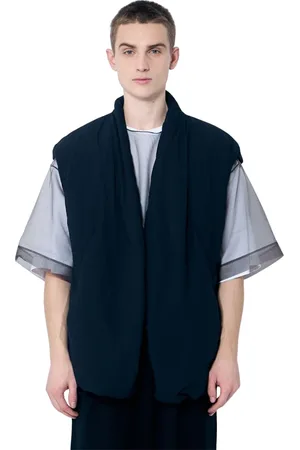 DRIES VAN NOTEN Homme, Vestes, Bleu, Taille: S Gilet Gaber Rembourré