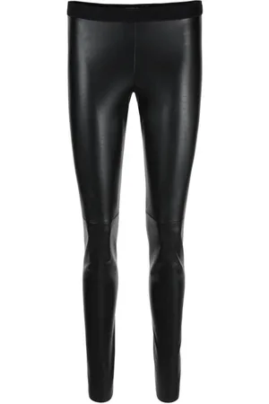 Marc Cain Femme, Pantalons, Noir, Taille: 44 FR Leggings en similicuir