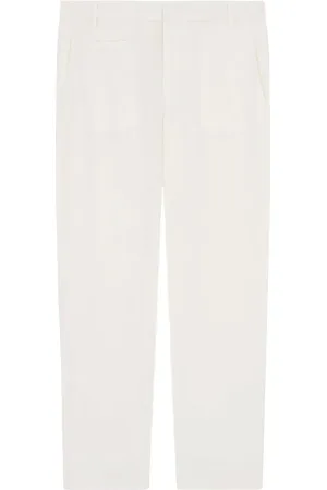 Dondup Femme, Pantalons, Blanc, Taille: 34 FR Pantalon Slim-fit