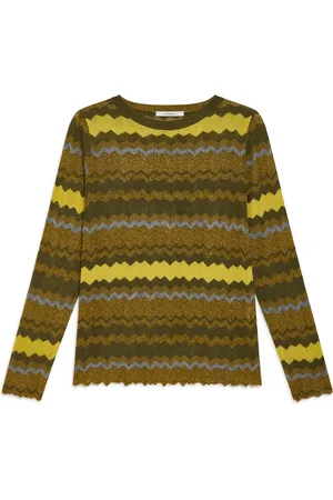 Maliparmi Femme, Pulls, Multicolore, Taille: 38 FR Pull Chemin Ondoyant
