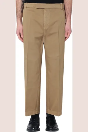 Thom Browne Homme, Pantalons, Vert, Taille: L Pantalon coupe régulière