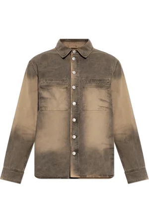 MISBHV Homme, Vestes, Brun, Taille: L Veste en jean