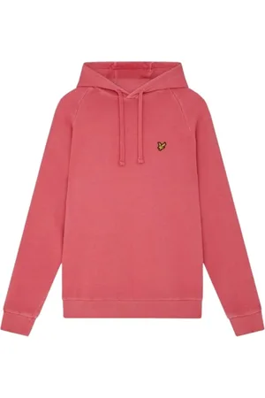 Lyle & Scott Homme, Sweatshirts et sweats à capuche, Rose, Taille: M Sweat à Capuche Pullover