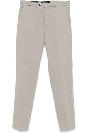 MICHAEL COAL Homme, Pantalons, Gris, Taille: W32 Pantalon Gris Élève Style Ss25