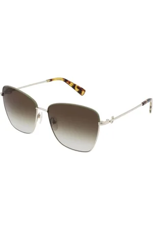 Longchamp Femme, Accessoires, Jaune, Taille: ONE Size Lunettes de soleil Aviateur